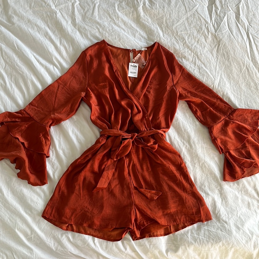 Silky Skort Romper